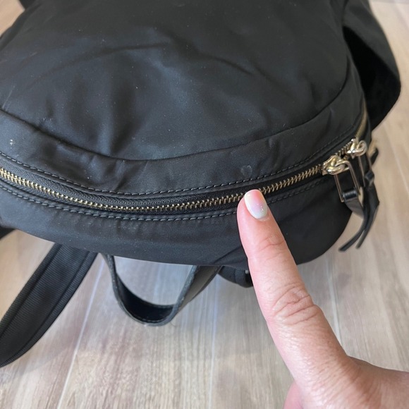 Kate Spade Black Backpack Lightweight Travel School Everyday Carryall - Picture 9 of 15